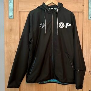 Rare Pele Sports Men's Waterproof Hooded Rain Jacket - Size Large - NWOT